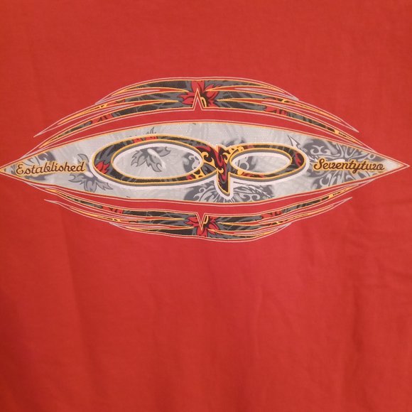 OG OP NWOT OCEAN PACIFIC MENS RED SHIRT SZ XL - Picture 4 of 4